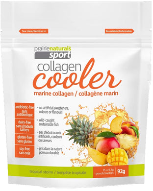 PRAIRIE NATURALS Sport Collagen Cooler (Tropical Storm 15x 6.1g)