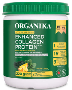 ORGANIKA Enhanced Collagen Power Greens (220 g)