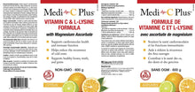 Load image into Gallery viewer, Medi-C Plus Vitamin C &amp; L-Lysine with Magnesium Ascorbate (Citrus - 600 g)