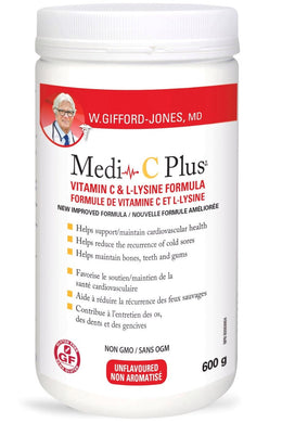 W.GIFFORD-JONES Medi C Plus w/ Calcium (Unflavoured - 600 g)