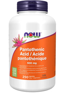 NOW Pantothenic Acid (500 mg - 250 Veg Capsules)