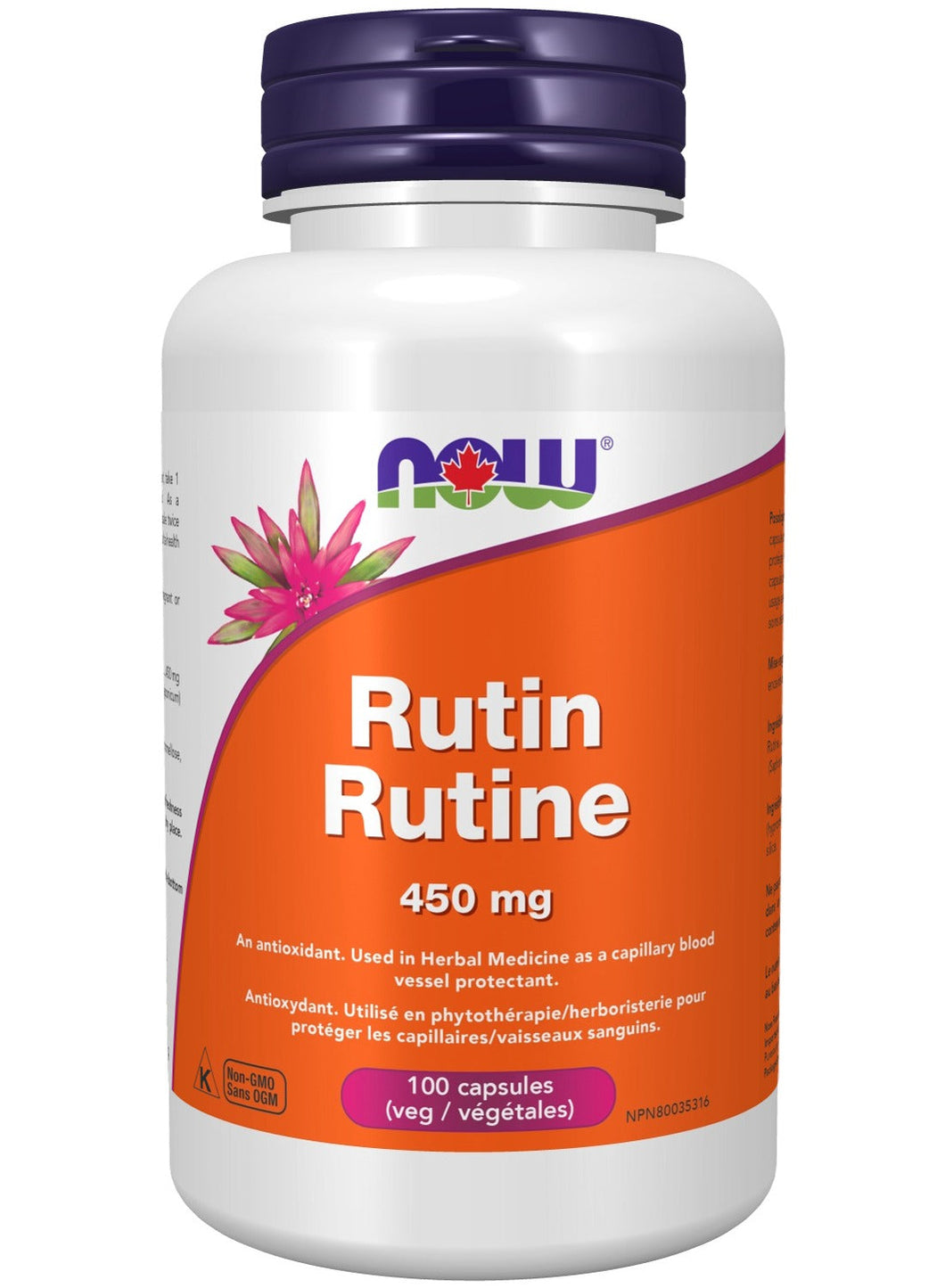 NOW Rutin (450 mg - 100 Veg Capsules)