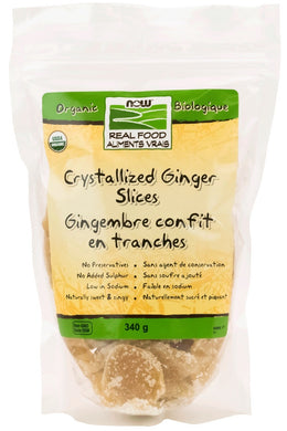 NOW Ginger Crystallized (340 Grams)