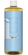 Load image into Gallery viewer, DR BRONNER&#39;S Pure Castile Soap Baby (Unscented - 946 ml)