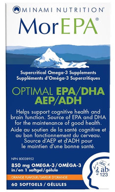 MINAMI MorEPA Optimal EPA/DHA Softgels (Orange - 60 sgels)