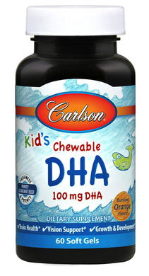 CARLSON Kids Chewable DHA (Orange - 120 chews)