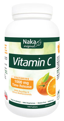 NAKA Vitamin C Time Release (1000 mg - 180 tabs)