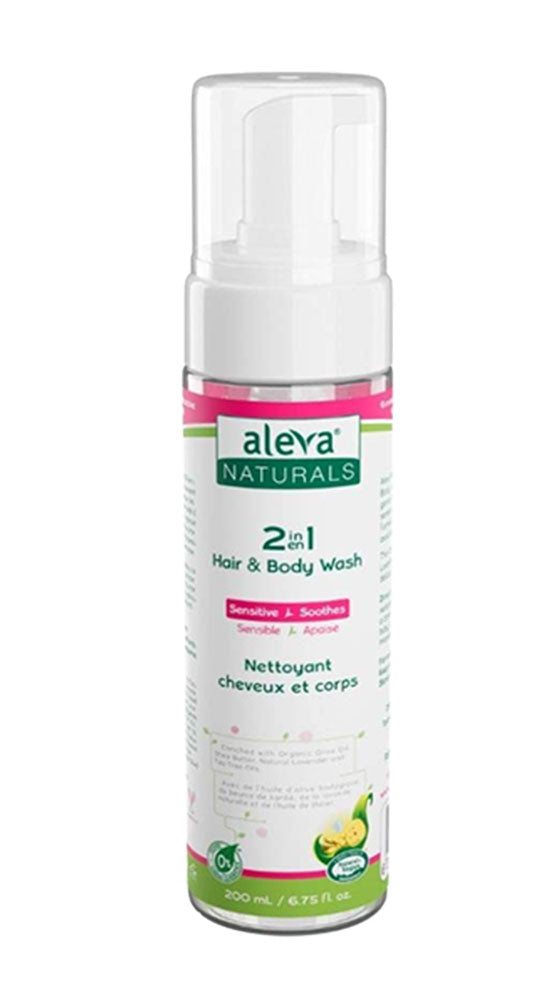 ALEVA NATURALS 2 in 1 Hair & Body Wash (200 ml)