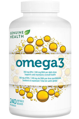 GENUINE HEALTH Omega3 (240 softgels)