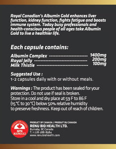 ROYAL CANADIAN Albumin Gold (200 caps)