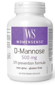 WOMENSENSE D-Mannose (500 mg - 120 veg caps)