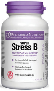 PREFERRED NUTRITION Super Stress B Complex (120 veg caps)