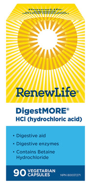 RENEW LIFE Digestmore HCI (90 veg caps)