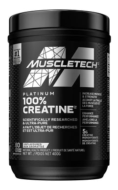 MUSCLE TECH Platinum 100% Creatine (Unflavoured - 400 gr)