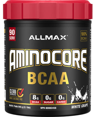 ALLMAX AMINOCORE BCAA (White Grape - 945 gr)