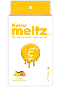 NUTRAMELTZ VITAMIN C + ZINC  (60 Melts)