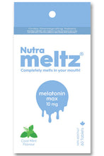 Load image into Gallery viewer, NUTRAMELTZ Melatonin Max (10 mg - 60 Melts)