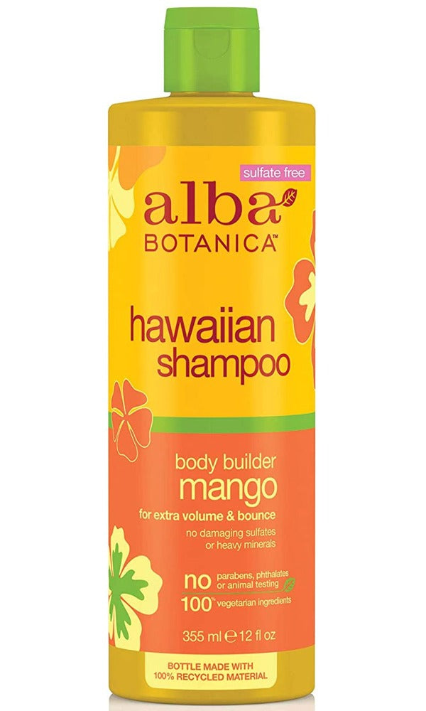 ALBA BOTANICA Body Builder Mango Shampoo (355 ml)