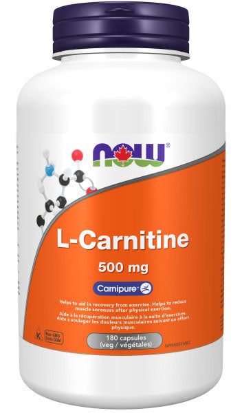 NOW L - Carnitine (500 mg - 180 veg caps)