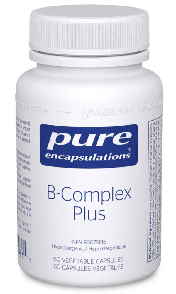 PURE ENCAPSULATIONS B-Complex Plus (60 veg caps)