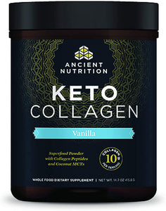 ANCIENT NUTRITION Keto COLLAGEN (Vanilla - 340 gr)