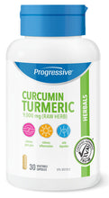 Load image into Gallery viewer, PROGRESSIVE Curcumin Turmeric (30 veg caps)