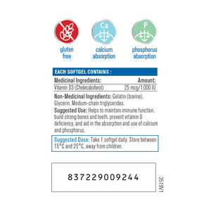 PROGRESSIVE Vitamin D3 (180 sgels)