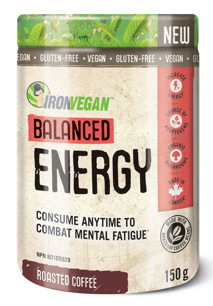 IRON VEGAN Balanced Energy (Roasted Coffee - 150 gr)