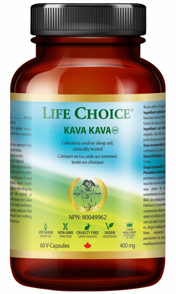 LIFE CHOICE KAVA KAVA (400mg - 60 veg caps)