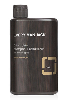 EVERY MAN JACK 2-in-1 Shampoo & Conditioner (Sandalwood - 400 ml)